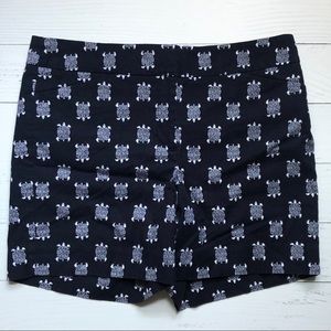 Loft, Navy TURTLE shorts, size 8